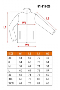 Obrázok pre NEO tools 81-217-XS pracovní oděv Bunda