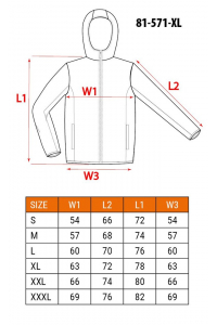 Obrázok pre NEO tools 81-571-XL pracovní oděv Bunda