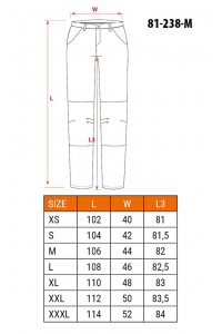 Obrázok pre NEO tools 81-238-M ochranné kalhoty