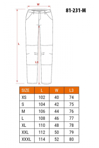 Obrázok pre NEO tools 81-231-M ochranné kalhoty