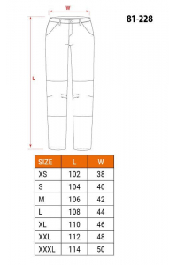 Obrázok pre NEO tools 81-228-XXL ochranné kalhoty