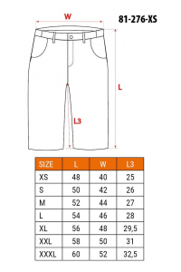 Obrázok pre NEO tools 81-276-XS ochranné kraťasy