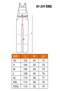 Obrázok pre NEO tools 81-241-XXXL pracovní oděv