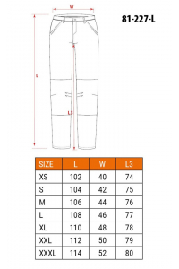 Obrázok pre NEO tools 81-227-L ochranné kalhoty