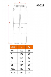 Obrázok pre NEO tools 81-228-XL ochranné kalhoty