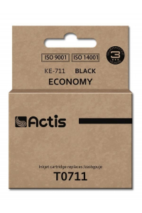 Obrázok pre Actis Inkoust KE-711 (náhradní inkoust Epson T0711, T0891, T1001; standardní; 15 ml; černý)