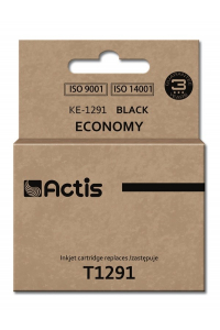 Obrázok pre Actis Inkoust KE-1291 (náhradní inkoust Epson T1291; standardní; 18 ml; černý)
