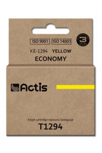 Obrázok pre Actis Inkoust KE-1294 (náhradní inkoust Epson T1294; standardní; 15 ml; žlutý)