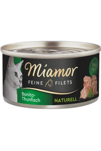 Obrázok pre MIAMOR Feine Filets Naturell Skipjack tuna - mokré krmivo pro kočky - 80g