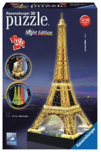 Obrázok pre Ravensburger Eiffelturm bei Nacht 3D puzzle 216 kusů