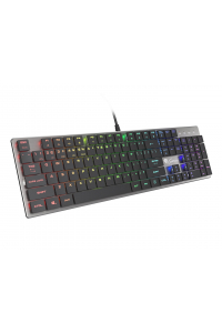 Obrázok pre GENESIS Thor 420 RGB klávesnice Hraní USB QWERTY US Mezinárodní Stříbrná