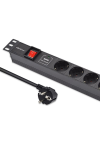 Obrázok pre Power strip for RACK 19  1U,16A,PDU,6x