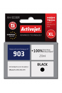 Obrázok pre Activejet AH-903BR Inkoust (náhradní inkoust HP 903 T6L99AE; Premium; 20 ml; černý)