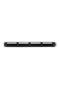 Obrázok pre Qoltec Patch Panel RACK | 24 Ports | cat.6 UTP | Black