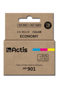 Obrázok pre Actis KH-901CR Inkoust (náhrada za HP 901 CC656AE; standardní; 21 ml; barevný)