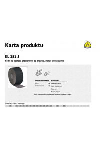 Obrázok pre KLINGSPOR SELF-ADHESIVE ABRASIVE DISC 150mm PS33CK gr. 60 GLS3 /100pcs.