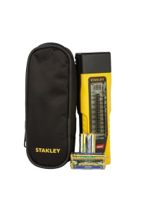 Stanley 0-77-030 vlhkoměr Odpor (Pin) Betonový, Hmoždíř, Sádra, Dřevo Obrázok pre Stanley 0-77-030 vlhkoměr Odpor (Pin) Betonový, Hmoždíř, Sádra, Dřevo