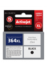 Obrázok pre Activejet AH-364BCX Inkoust (náhradní inkoust HP 364XL CN684EE; Premium; 20 ml; černý)