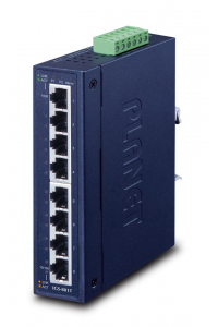 Obrázok pre PLANET IGS-801T síťový přepínač Nespravované L2 Gigabit Ethernet (10/100/1000) Modrá