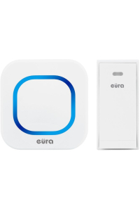 Obrázok pre WIRELESS DOORBELL ''EURA'' WDP-80H2 ''FOLK'' battery-free, push button (kinetic), expandable