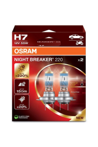 Obrázok pre OSRAM NIGHT BREAKER 220 H7 AUTO HALOGENOVÁ ŽÁROVKA 2 kusů