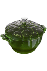 Staub Round Cast Iron Artichoke Pot - 3 ltr, Green Obrázok pre Staub Round Cast Iron Artichoke Pot - 3 ltr, Green