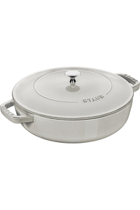 Obrázok pre STAUB Cast iron stewing pan with lid 28 cm, truffle