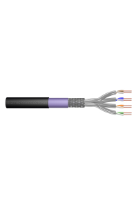 Digitus DK-1741-VH-10-OD síťový kabel Černá 1000 m Cat7 S/FTP (S-STP) Obrázok pre Digitus DK-1741-VH-10-OD síťový kabel Černá 1000 m Cat7 S/FTP (S-STP)