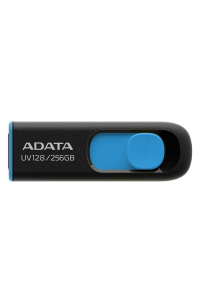 Obrázok pre ADATA UV128 USB paměť 256 GB USB Typ-A 3.2 Gen 1 (3.1 Gen 1) Černá, Modrá