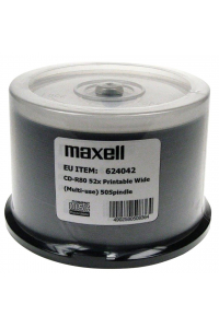 Obrázok pre MAXELL CD-R 700MB 52x80 min, vřeteno, potisknutelný disk