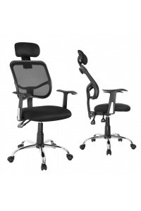 Obrázok pre Mesh ergonomic office chair Ergo Office, with high back, adjustable headrest, max 150kg, ER-413