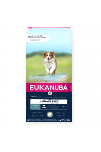 Obrázok pre EUKANUBA Grain Free Adult Small&Medium Lamb - suché krmivo pro psy - 12kg