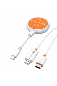 Obrázok pre j5create JVAW62 ScreenCast USB-C® Wireless Display HDMI™ Extender, White and Orange