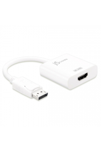 Obrázok pre Adaptér j5create DisplayPort - 4K HDMI aktivní adaptér (DisplayPort m - 4K HDMI f 16cm; barva bílá) JDA158-N