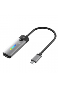 Obrázok pre j5create JCA157 adaptér k video kabelům 10 m USB typu C HDMI Černá, Šedá