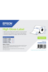 Obrázok pre Epson High Gloss Label - Die-cut Roll: 102mm x 51mm, 610 labels