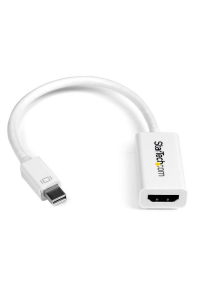 Obrázok pre StarTech.com MDP2HD4KSW adaptér k video kabelům 0,15 m Mini DisplayPort HDMI Bílá