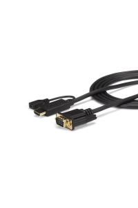 Obrázok pre StarTech.com HD2VGAMM6 adaptér k video kabelům 1,9 m VGA (D-Sub) HDMI + Micro USB Černá