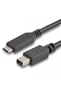 Obrázok pre StarTech.com CDP2MDPMM6B adaptér k video kabelům 1,8 m USB typu C Mini DisplayPort Černá