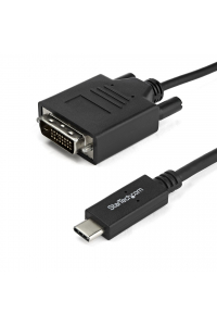 Obrázok pre StarTech.com CDP2DVIMM2MB adaptér k video kabelům 2 m USB typu C DVI-D Černá