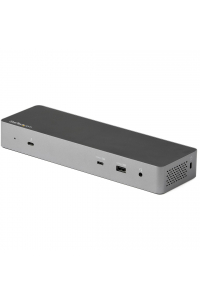 Obrázok pre StarTech.com TB3CDK2DHUE dokovací stanice/replikátor portů Kabel Thunderbolt 3 Černá, Šedá