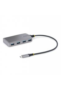 Obrázok pre StarTech.com 5G4AB-USB-C-HUB rozbočovač rozhraní USB 3.2 Gen 1 (3.1 Gen 1) Type-C 5000 Mbit/s Šedá