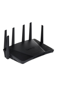 Obrázok pre Synology RT6600ax Router WiFi6 1xWAN 3xGbE 1x2.5Gb bezdrátový router Třípásmový (2,4 GHz / 5 GHz / 5 GHz) Černá