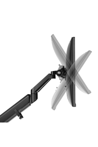 Obrázok pre Černý držák na stůl Ergo Office s plynovou pružinou, 17