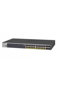 Obrázok pre NETGEAR GS728TPP Řízený L2/L3/L4 Gigabit Ethernet (10/100/1000) Podpora napájení po Ethernetu (PoE) 1U Černá