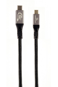 Obrázok pre Gembird CCBP-USB3-CMCM100-1.5M USB kabel USB 3.2 Gen 2 (3.1 Gen 2) 1,5 m USB C Černá, Stříbrná