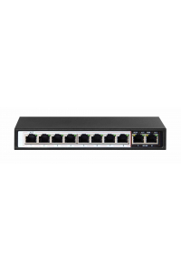 Obrázok pre Extralink EX.3906 síťový přepínač Nespravované L2 Fast Ethernet (10/100) Podpora napájení po Ethernetu (PoE) 1U Černá