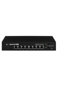 Obrázok pre Ubiquiti EdgeSwitch 8 Řízený Gigabit Ethernet (10/100/1000) Podpora napájení po Ethernetu (PoE) Černá