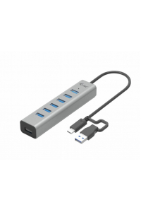 Obrázok pre i-tec C31HUBMETAL703 rozbočovač rozhraní USB 3.2 Gen 1 (3.1 Gen 1) Type-C 5000 Mbit/s Šedá