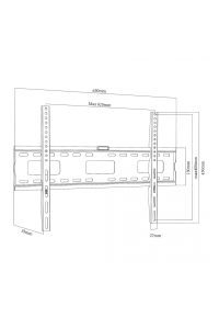 Obrázok pre Uchycení do TV Maclean, max VESA 600x400, 32-100